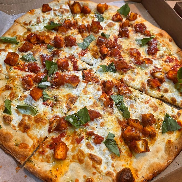 Chicken Parm pizza.